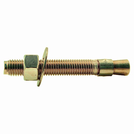 Red Head Trubolt Wedge Anchor, 5-1/2" L, Stainless Steel 5 PK 51949